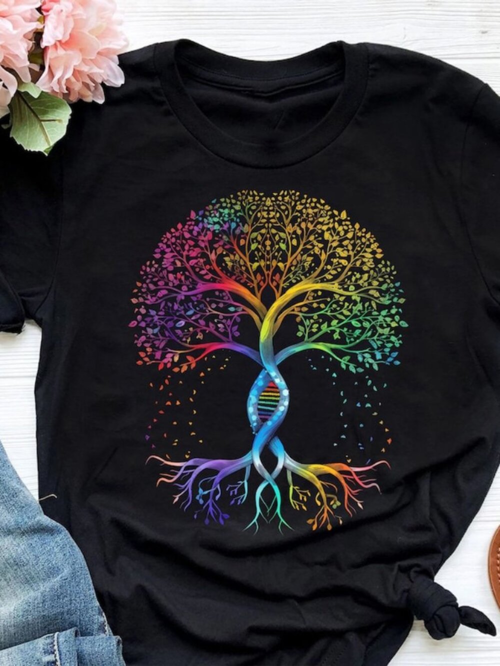 Pride Tree of Life Shirt, LGBTQ Rainbow Graphic Tee